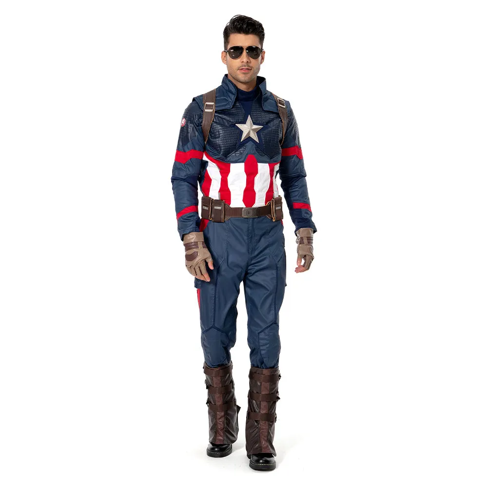 Endgame Steve Rogers Captain America Cosplay Costume