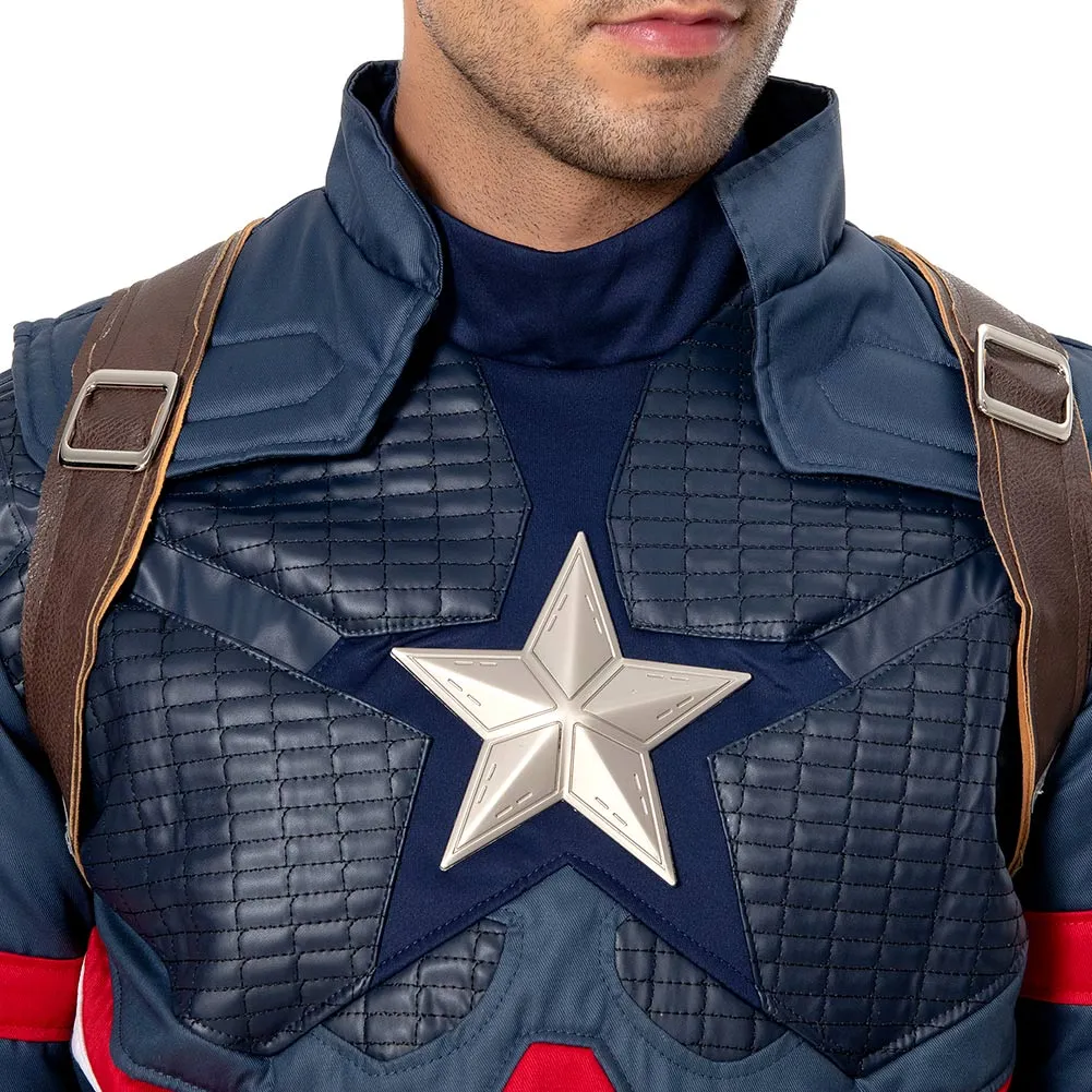 Endgame Steve Rogers Captain America Cosplay Costume