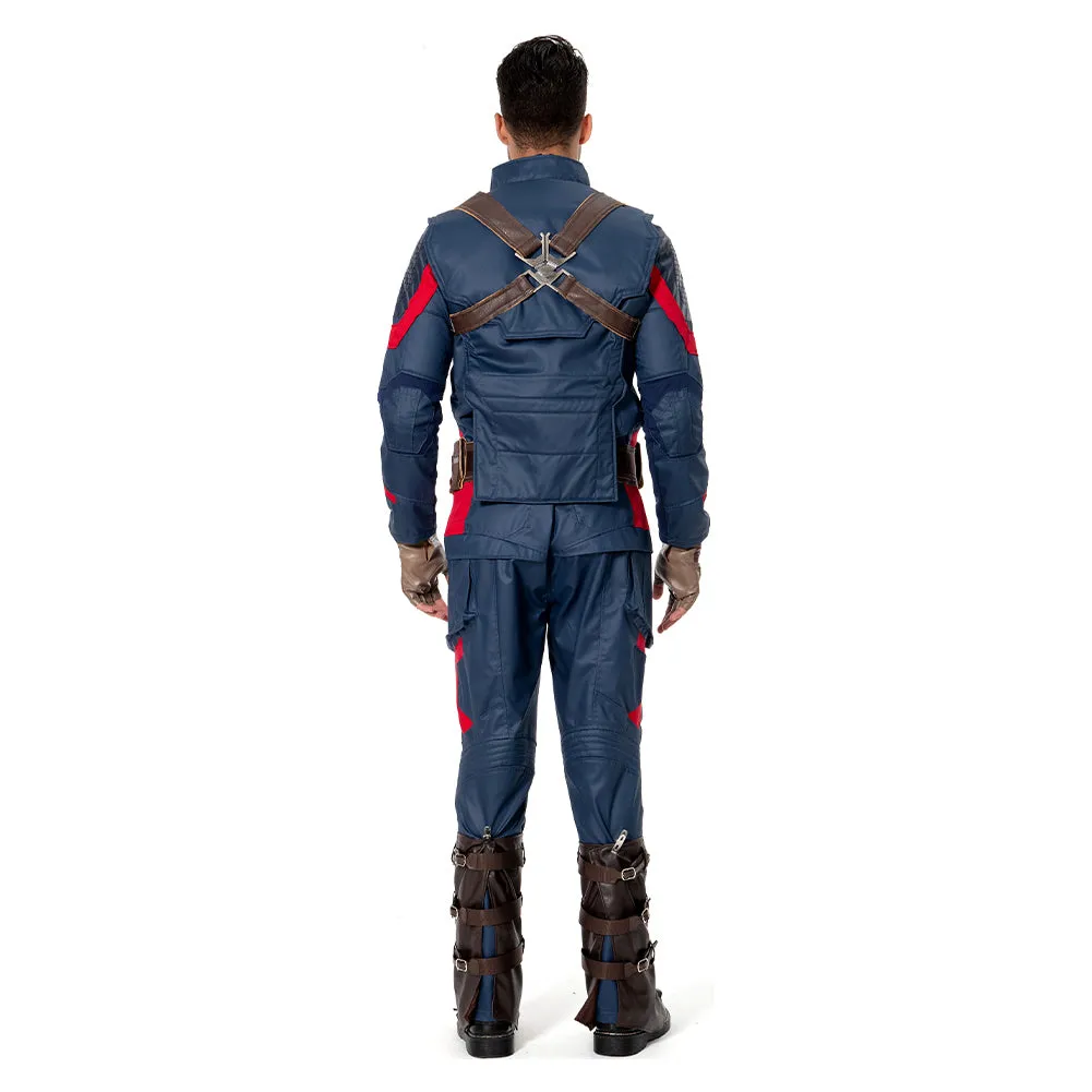 Endgame Steve Rogers Captain America Cosplay Costume