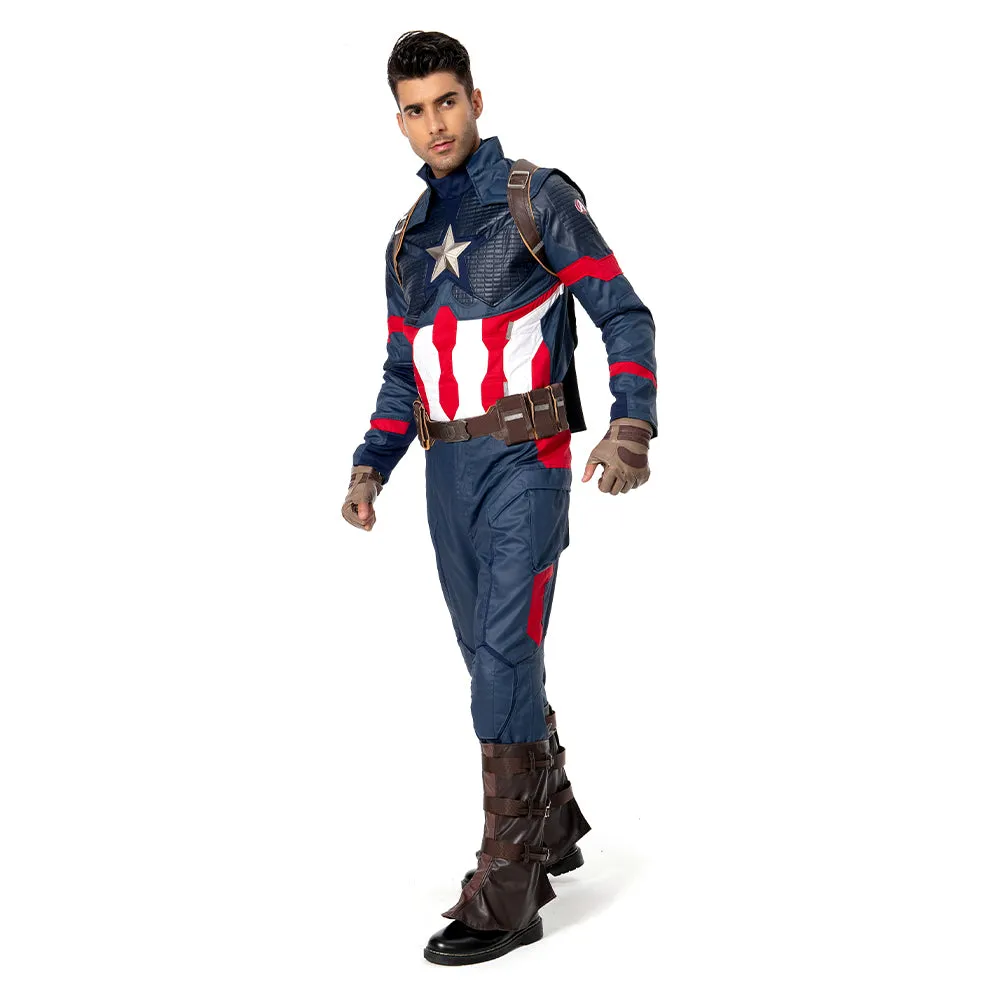 Endgame Steve Rogers Captain America Cosplay Costume