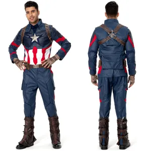 Endgame Steve Rogers Captain America Cosplay Costume