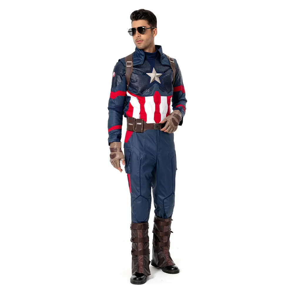 Endgame Steve Rogers Captain America Cosplay Costume