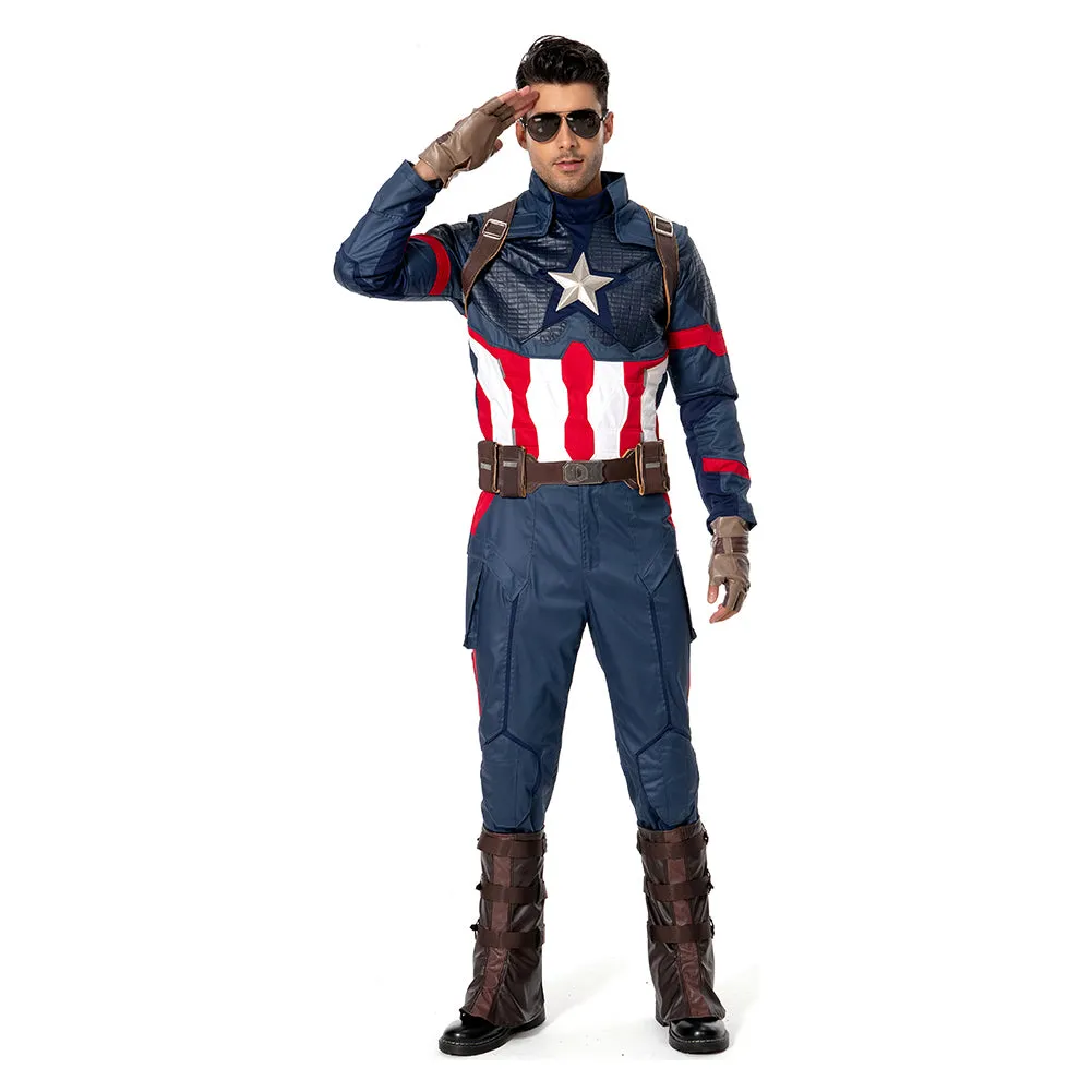 Endgame Steve Rogers Captain America Cosplay Costume