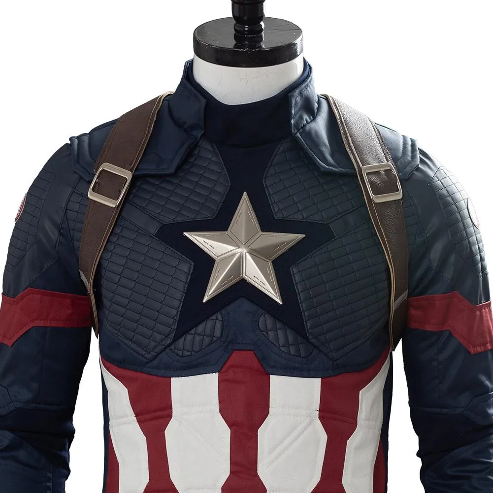 Endgame Steve Rogers Captain America Cosplay Costume
