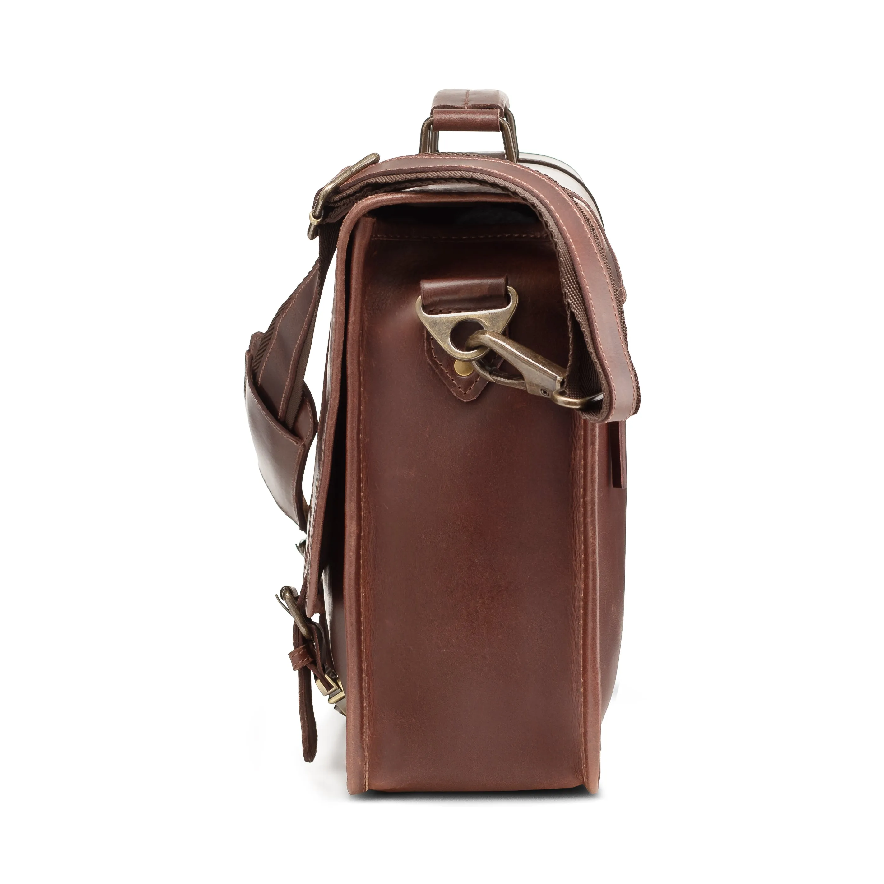 Everest Buffalo Leather Messenger Bag