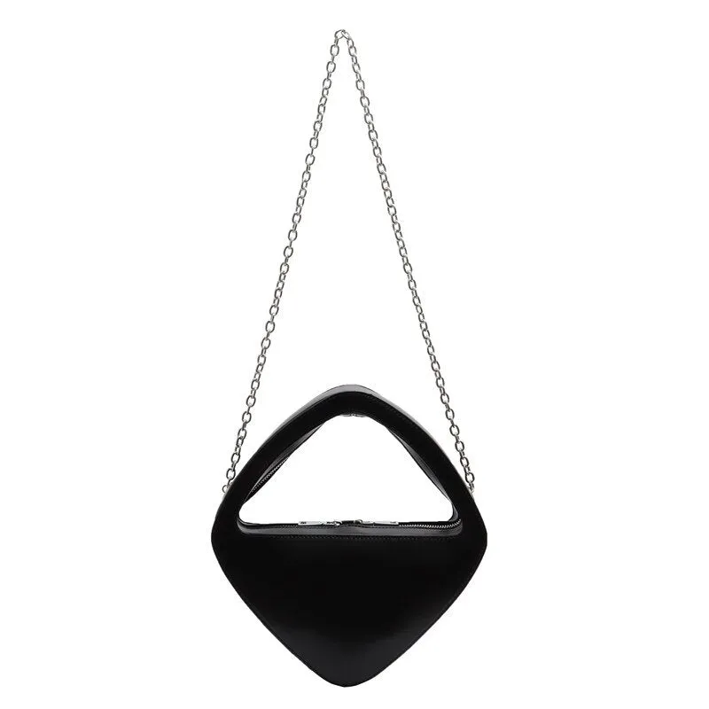 Fashion design personality diamond handbag