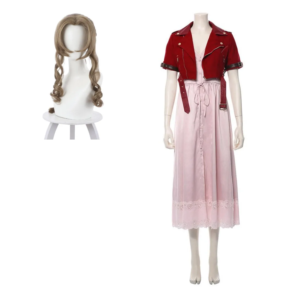 Final Fantasy VII Remake Aerith Gainsborough Cosplay Costume