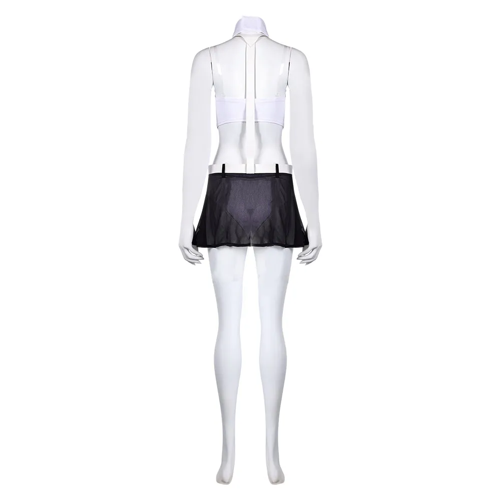 Final Fantasy VII Tifa Lockhart Original White Swimsuit Cosplay Costume Outfits Halloween Carnival Suit