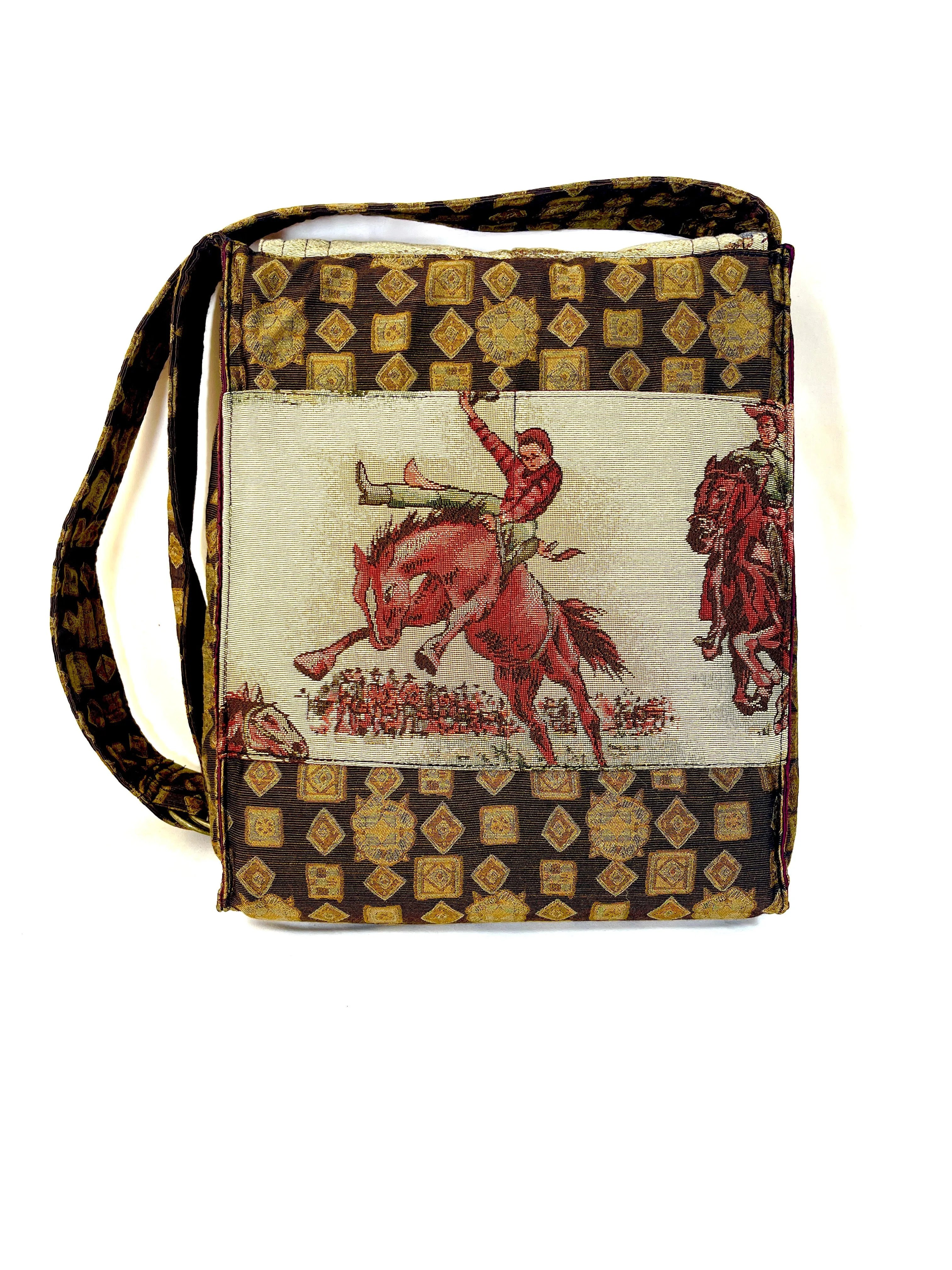Flap Bag, Large, in Rodeo Jacquards