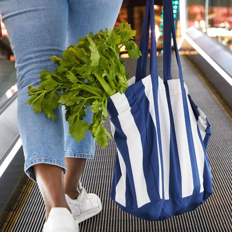 Foldaway Tote Bags - Whitsunday Blue