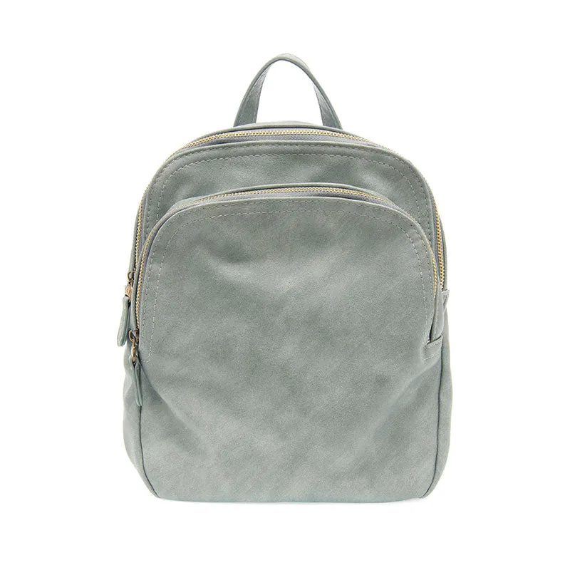Frankie Soft Backpack in Light Aqua