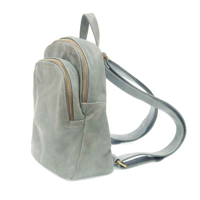 Frankie Soft Backpack in Light Aqua