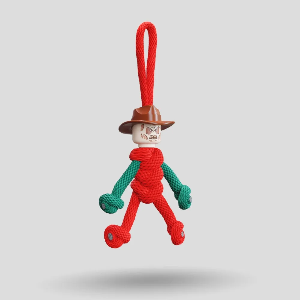 Freddy Krueger Paracord Buddy Keychain