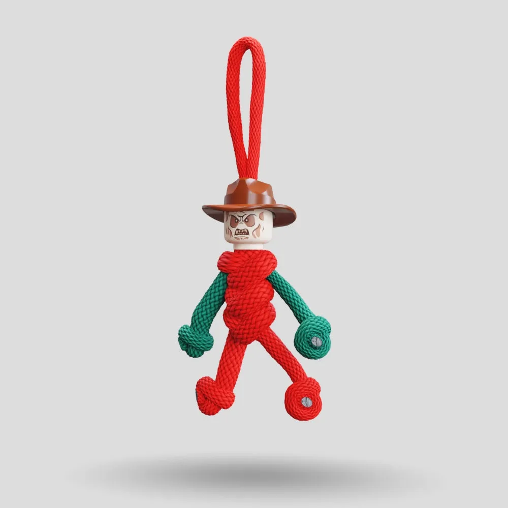 Freddy Krueger Paracord Buddy Keychain