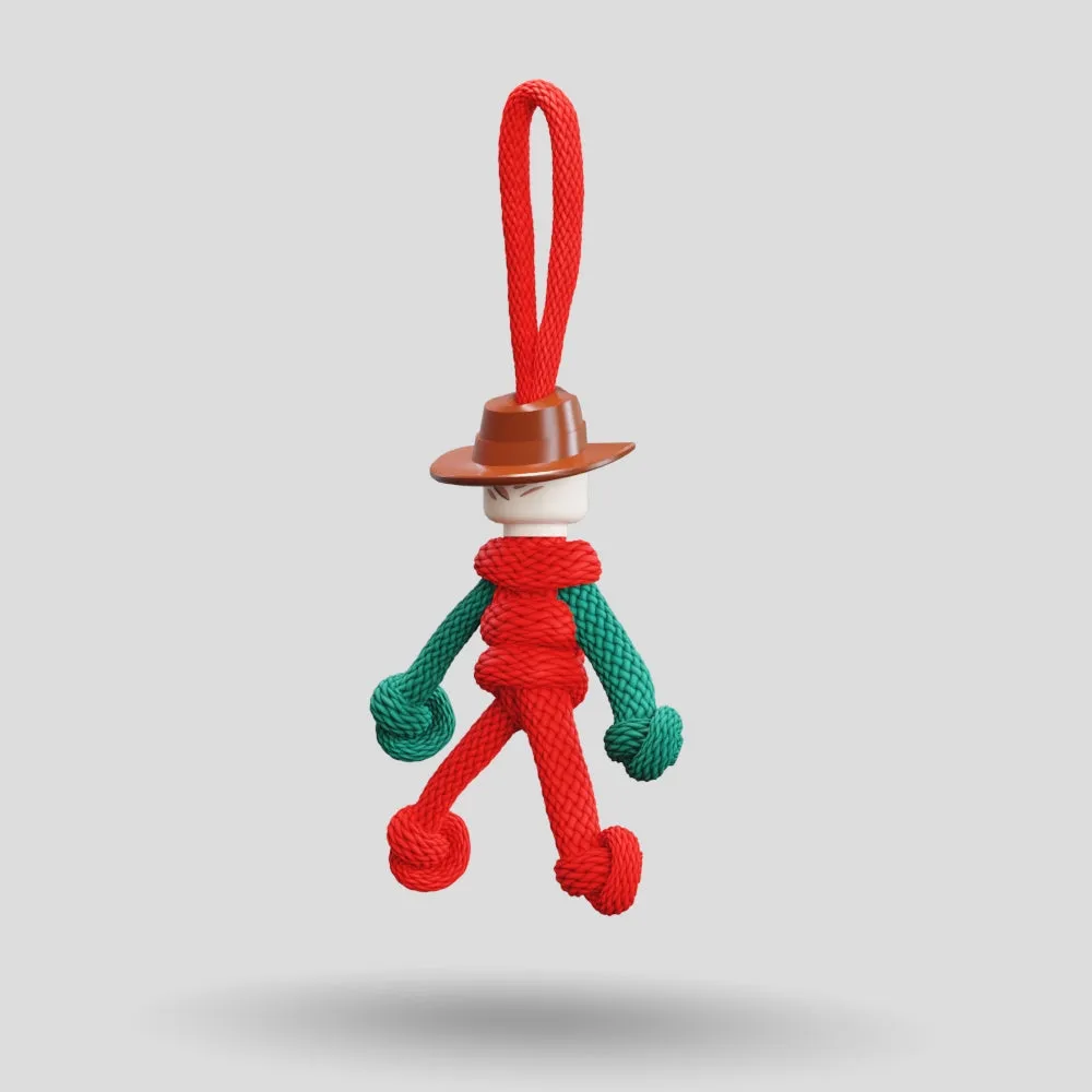 Freddy Krueger Paracord Buddy Keychain