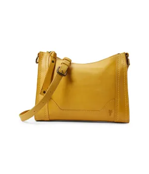 Frye Melissa Zip Crossbody Bag, Stylish Handbag with Adjustable Strap & Pockets, Yellow