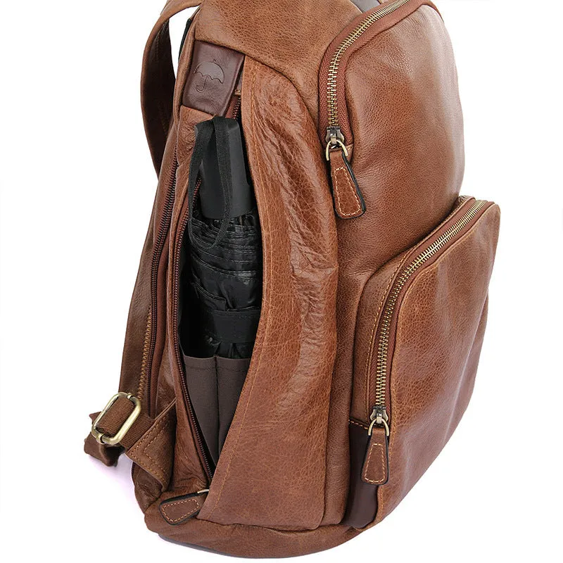 Full Grain Leather Backpacks, Mens Leather Backpack, Travel Backpack, College Backpack