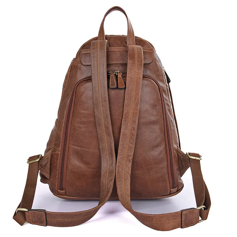 Full Grain Leather Backpacks, Mens Leather Backpack, Travel Backpack, College Backpack