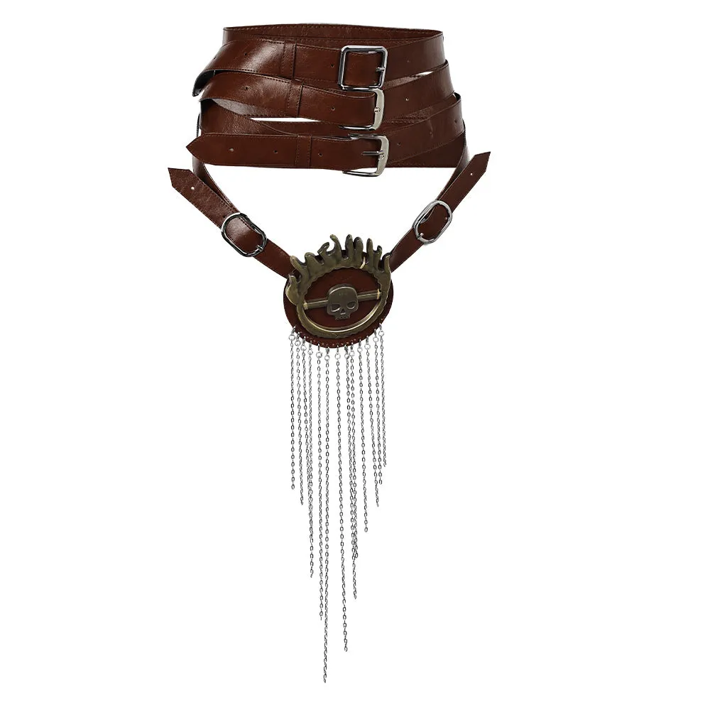 Furiosa: A Mad Max Saga Brown Leather Belt Cosplay Accessories Props
