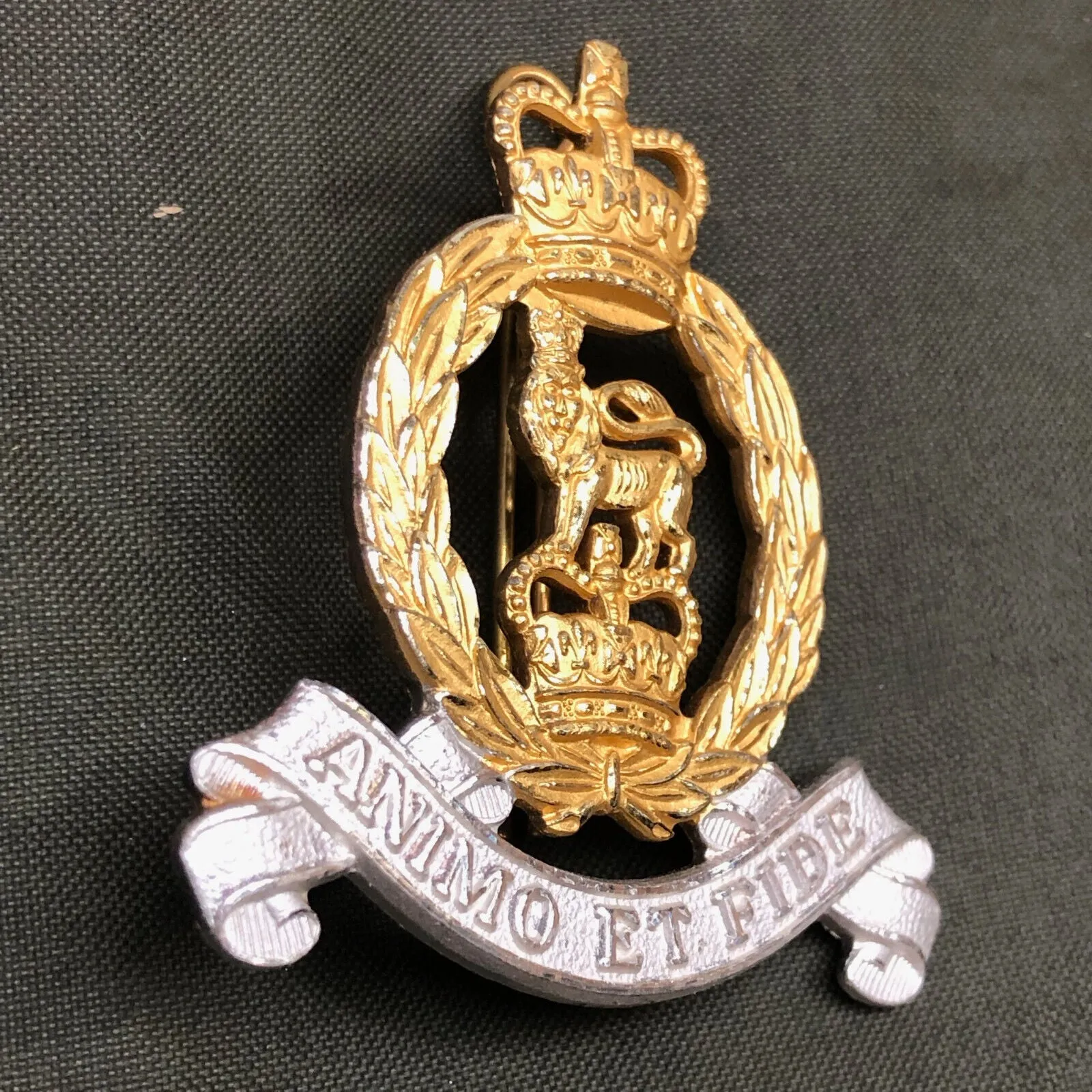 Genuine British Army Adjutant General’s Corps AGC Cap Badge