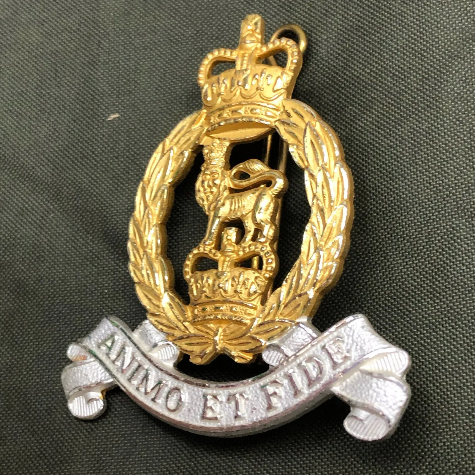 Genuine British Army Adjutant General’s Corps AGC Cap Badge