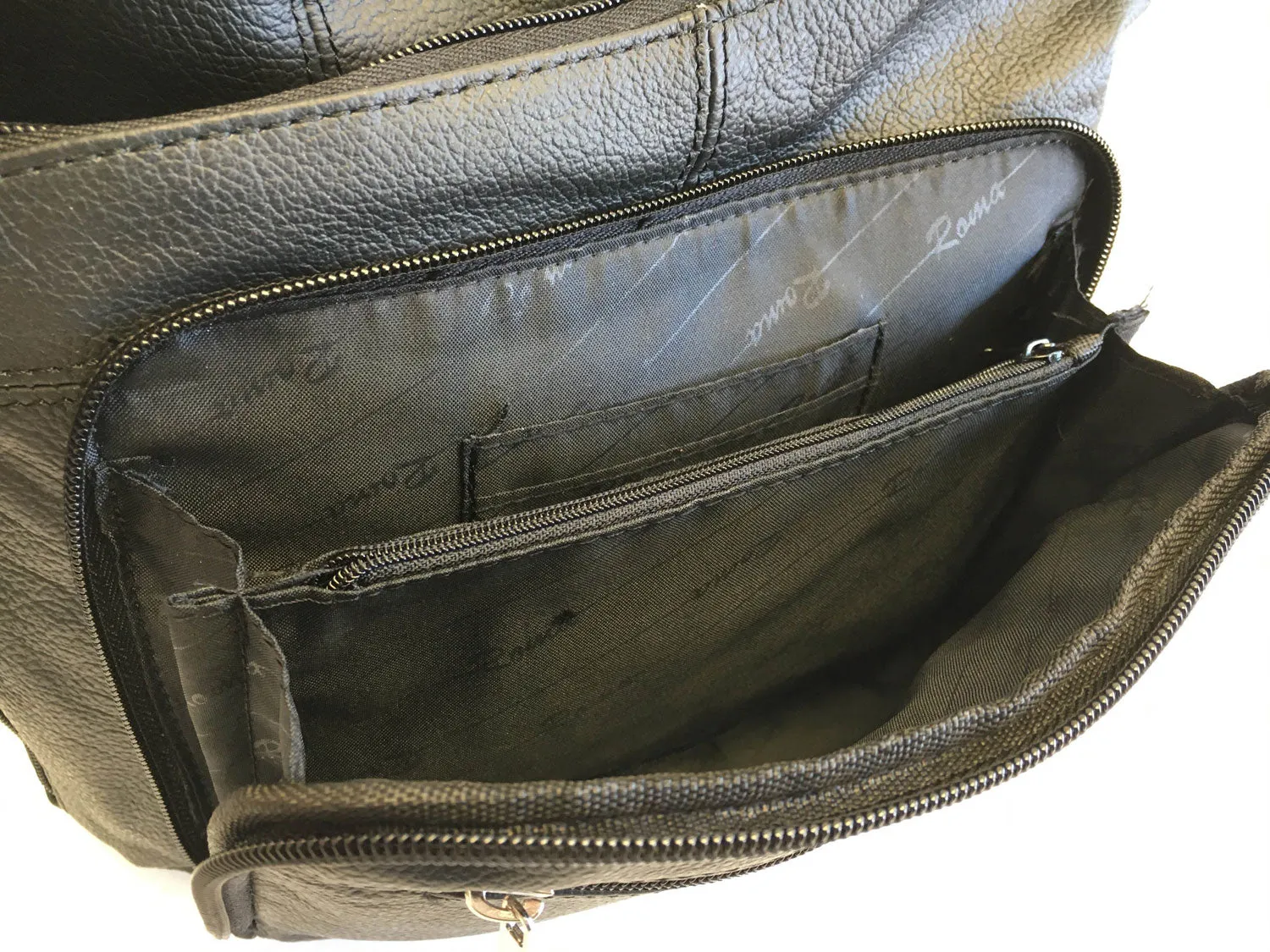 Genuine Leather Adjustable Crossbody Concealed Carry Purse