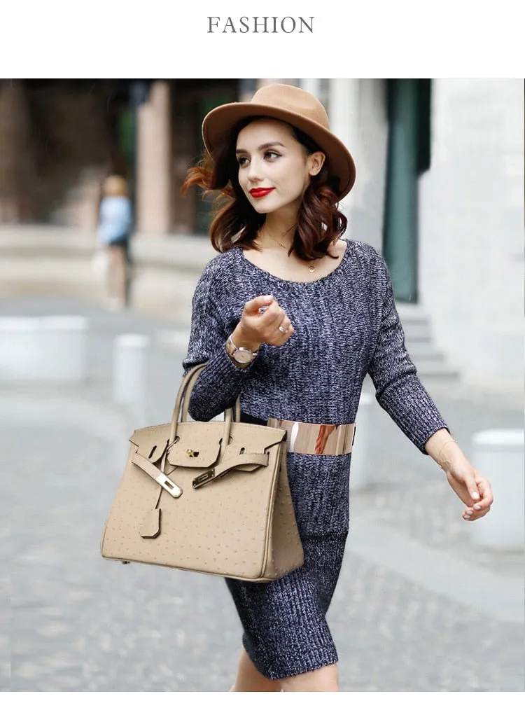 Genuine Leather Messenger Shoulder Bags