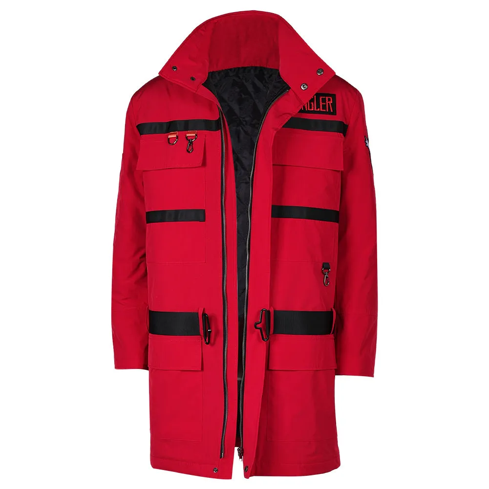 Ghostbusters: Frozen Empire Gary Grooberson Unisex Red Coat Cosplay Costume Outfits Halloween Carnival Suit