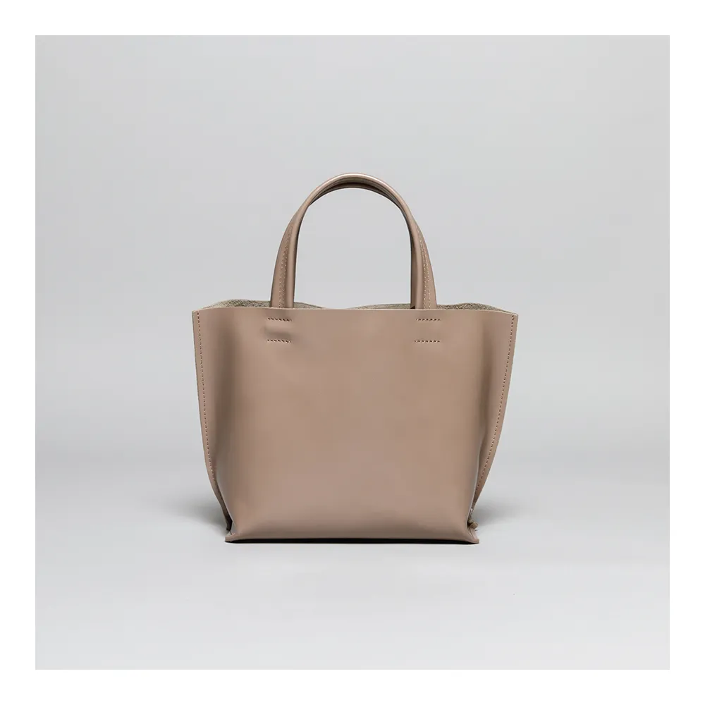 GOODJOB Handbag MONO XS - Leather Mud Brown