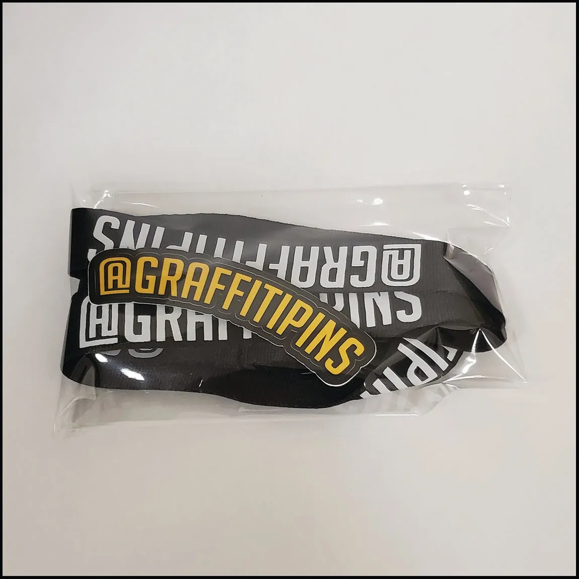 Graffitipins Custom Lanyard - Black Edition