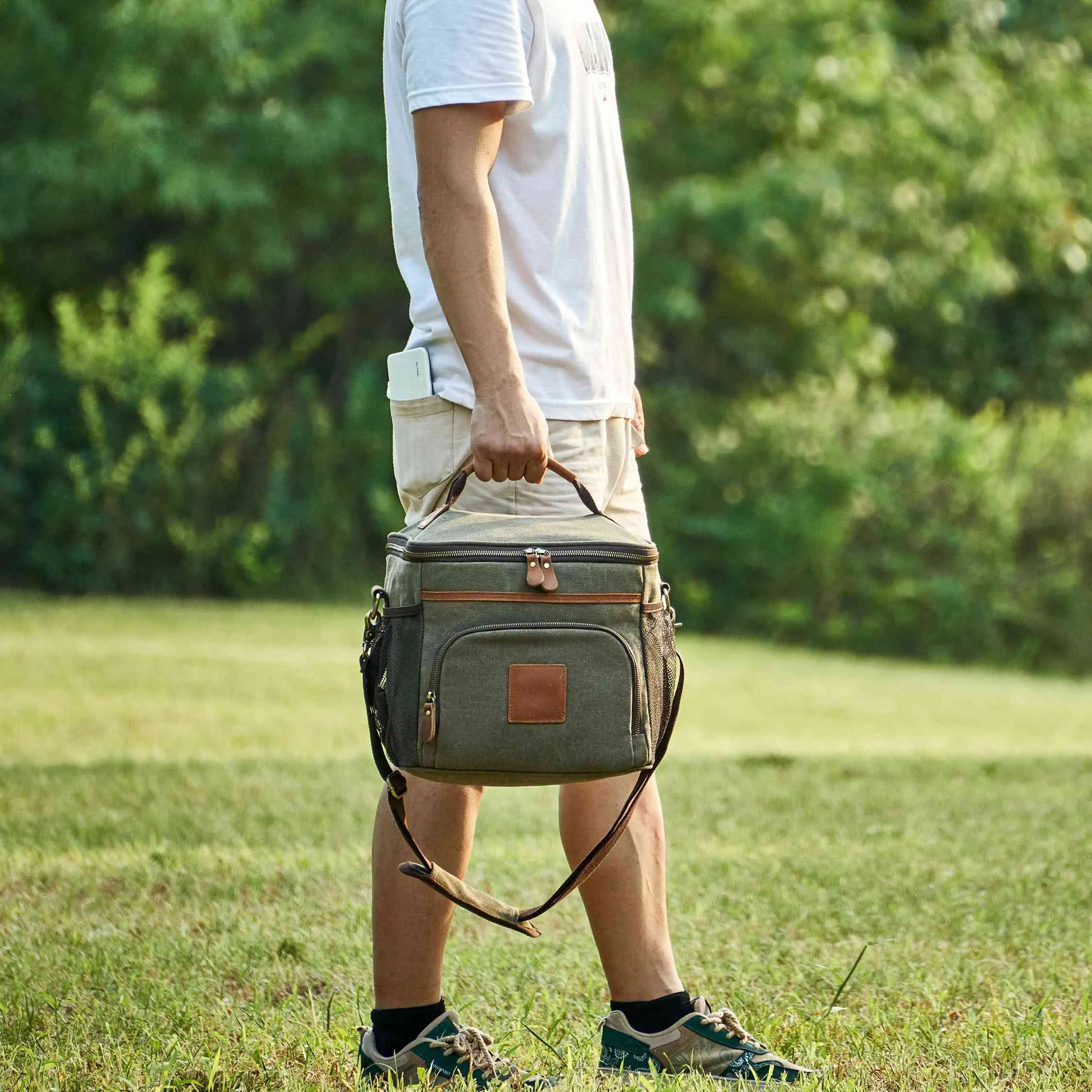 Groomsman Cooler Bag Personalized Beer Cooler Bag Insulated Lunch Cooler Bag Monogrammed Groomsmen Gift Christmas Gifts