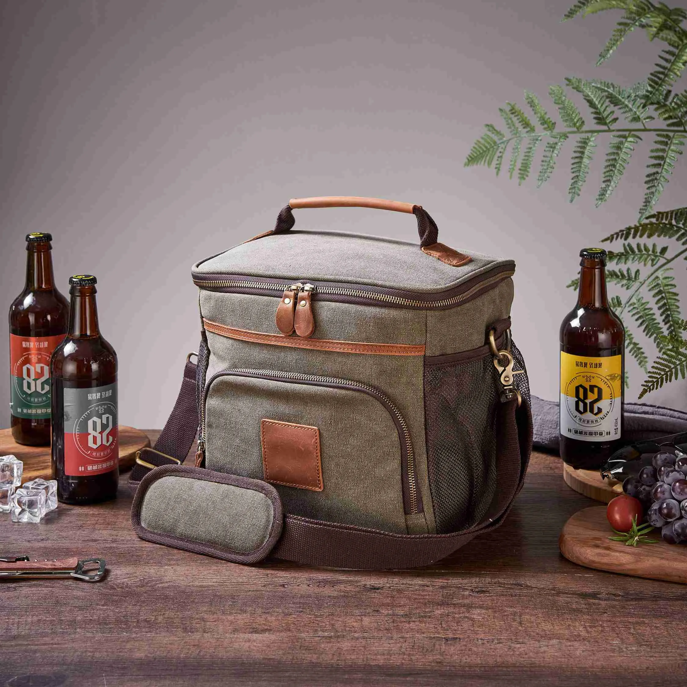 Groomsman Cooler Bag Personalized Beer Cooler Bag Insulated Lunch Cooler Bag Monogrammed Groomsmen Gift Christmas Gifts