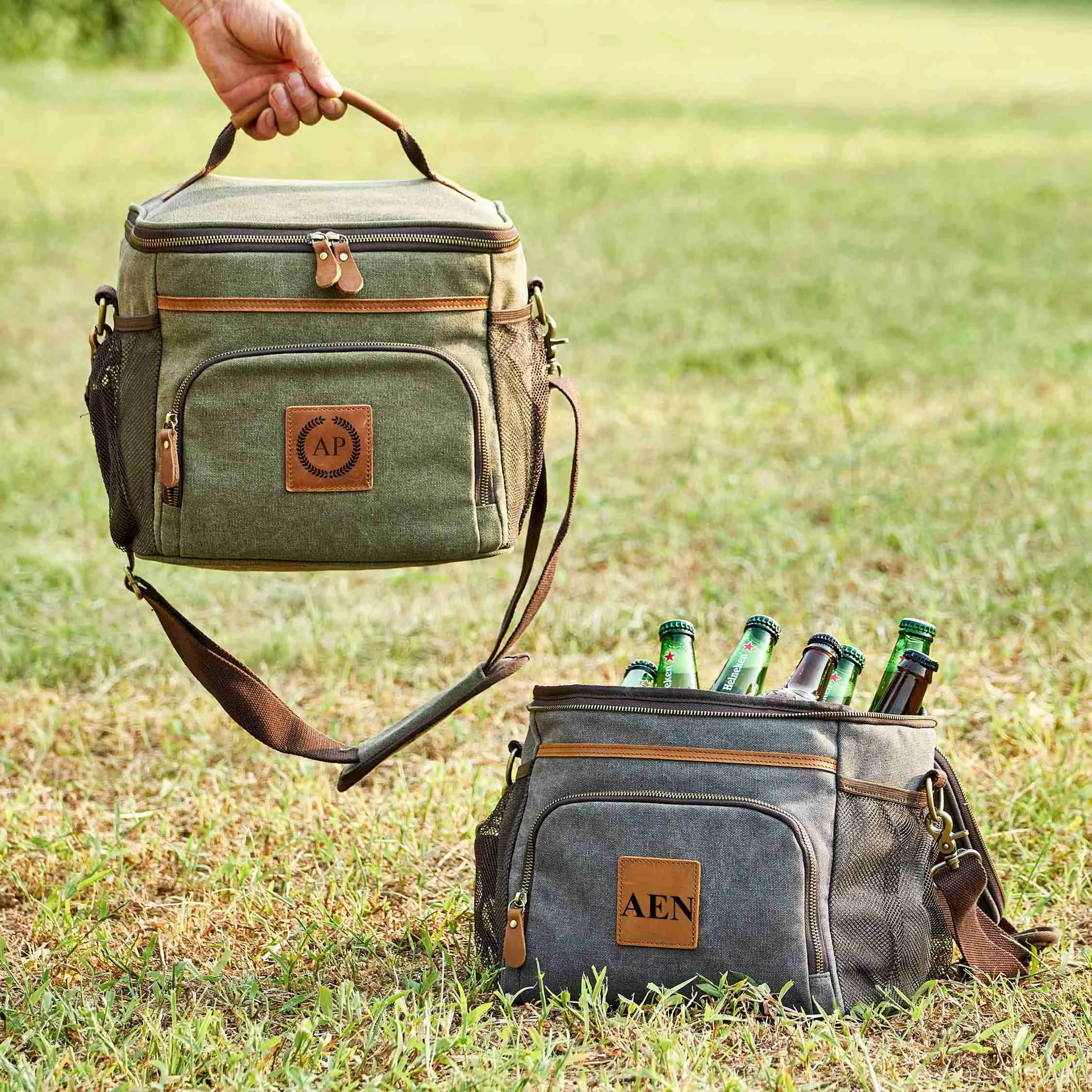 Groomsman Cooler Bag Personalized Beer Cooler Bag Insulated Lunch Cooler Bag Monogrammed Groomsmen Gift Christmas Gifts