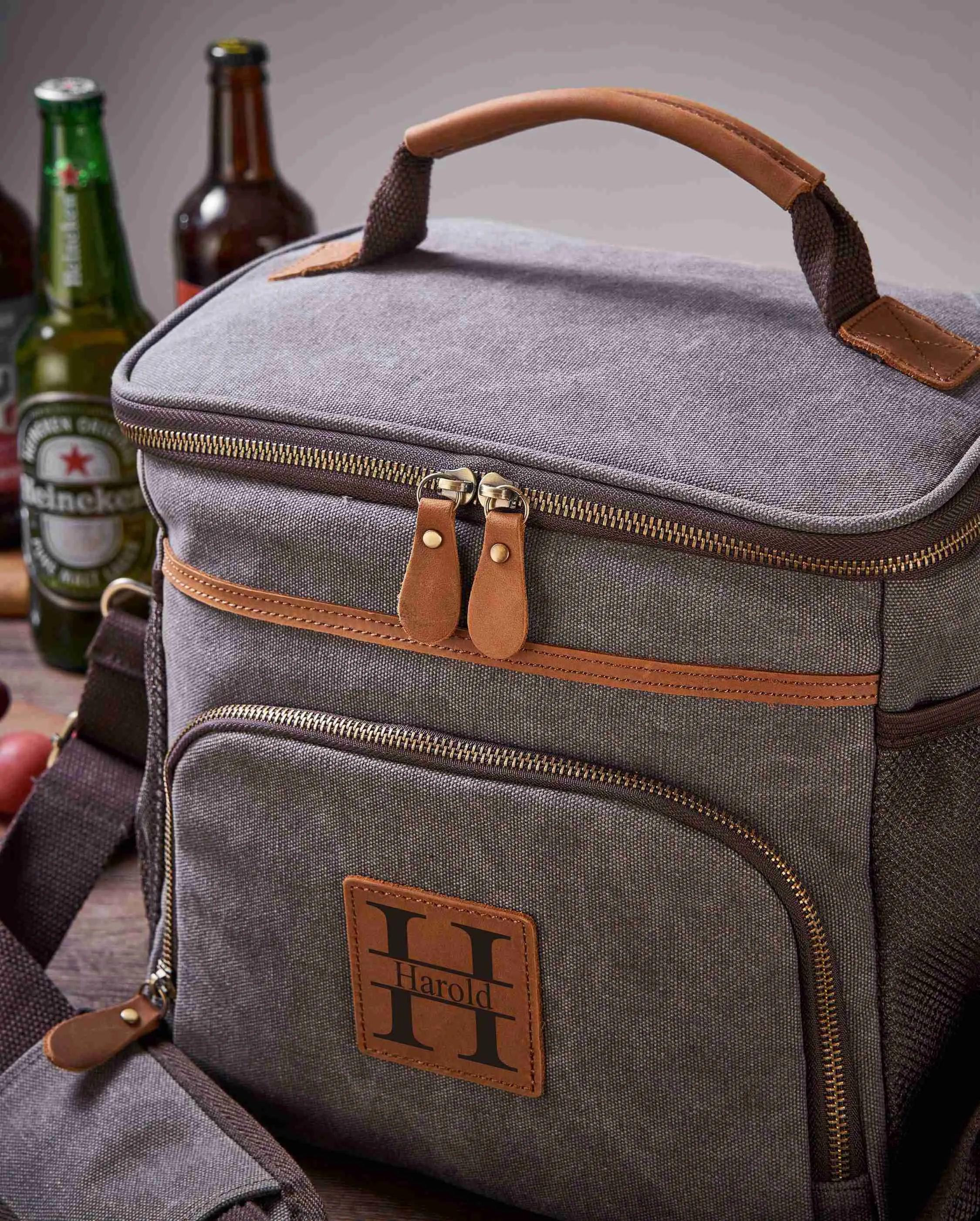Groomsman Cooler Bag Personalized Beer Cooler Bag Insulated Lunch Cooler Bag Monogrammed Groomsmen Gift Christmas Gifts