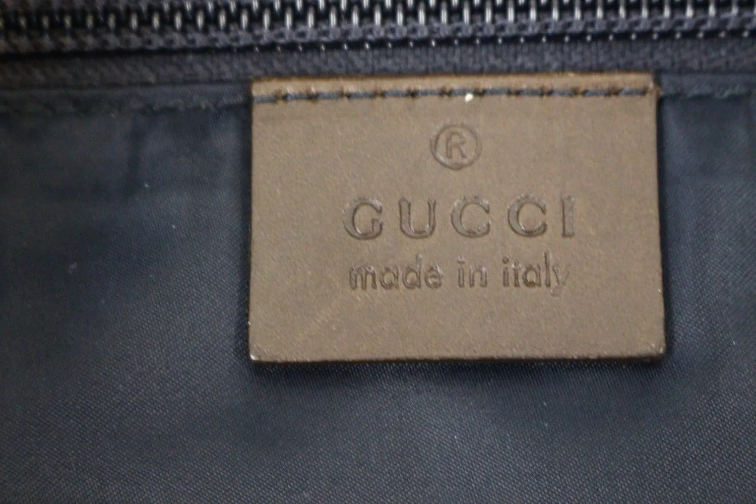 GUCCI Diamante Nylon Messenger Crossbody Bag 270410 Navy