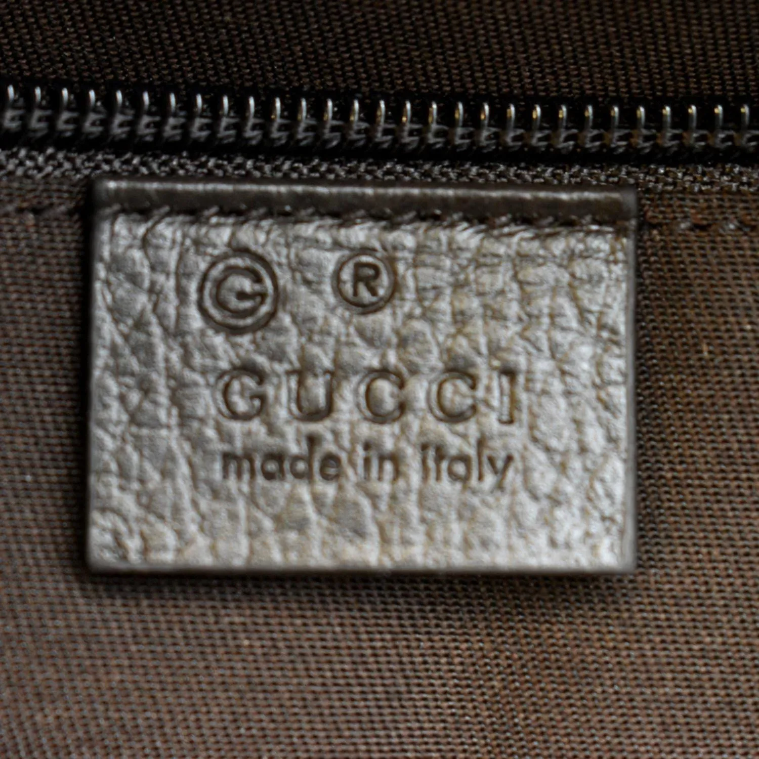 GUCCI GG Monogram Canvas Messenger Bag Dark Brown 449173