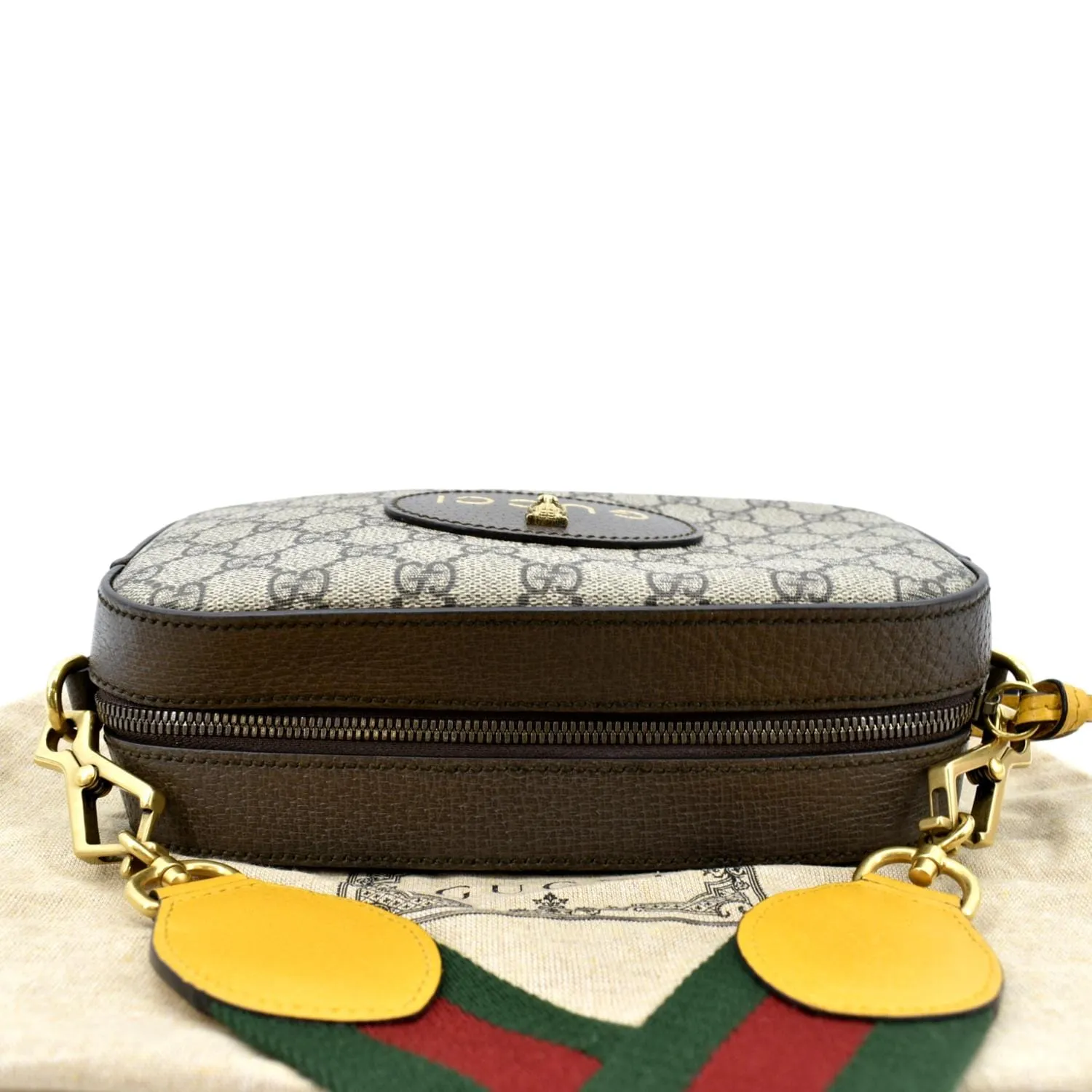 GUCCI Neo Vintage GG Supreme Canvas Messenger Bag Beige 476466