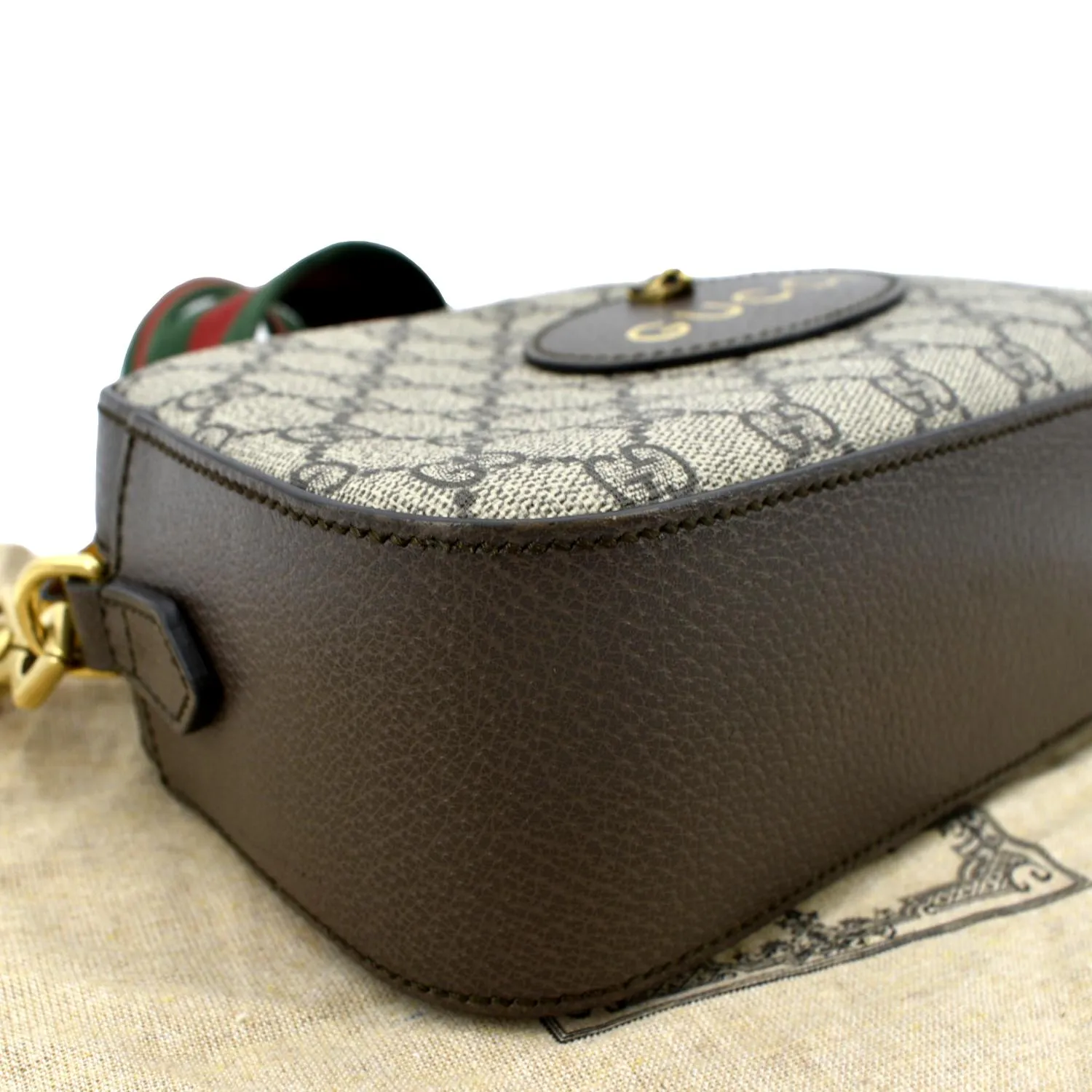 GUCCI Neo Vintage GG Supreme Canvas Messenger Bag Beige 476466