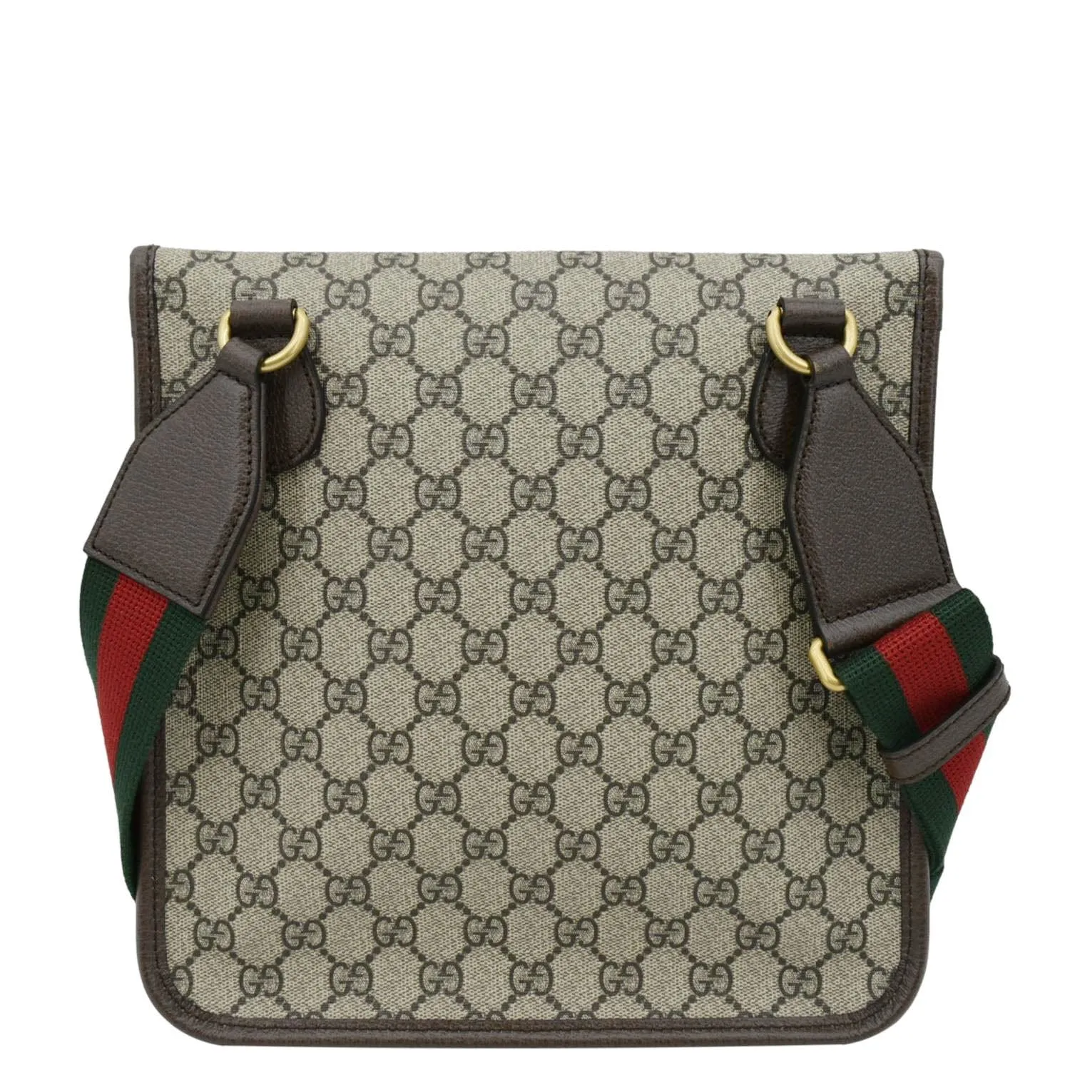 GUCCI Neo Vintage Medium GG Supreme Canvas Messenger Bag Beige 598604