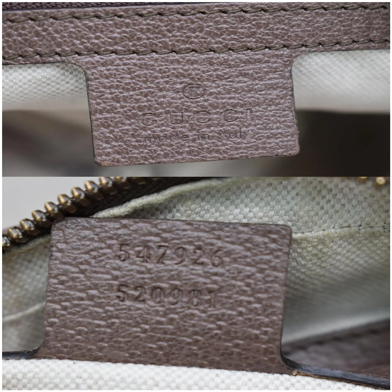 Gucci Ophidia Small GG Canvas Messenger Bag Beige 547926