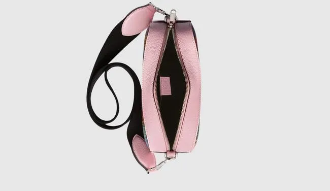 Gucci Psychedelic Supreme Canvas Messenger Bag in Pink
