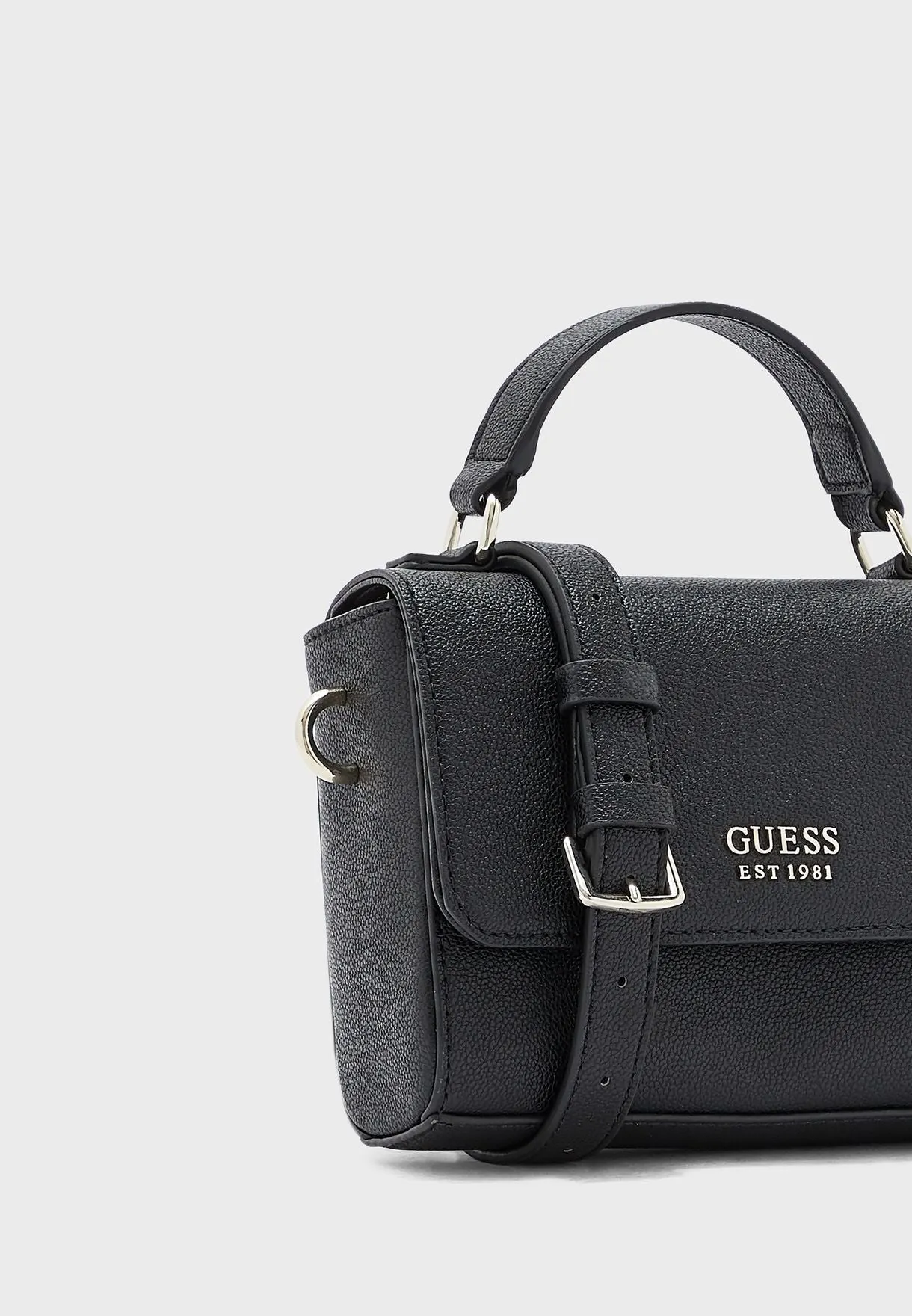 Guess Little Paris Mini Crossbody Black