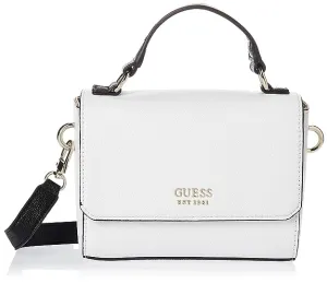 Guess Little Paris Mini Crossbody Print Golden