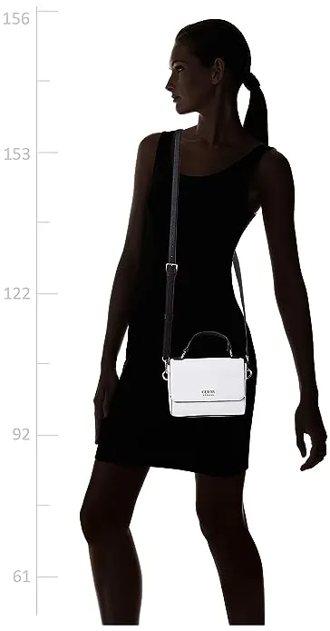 Guess Little Paris Mini Crossbody Print Golden