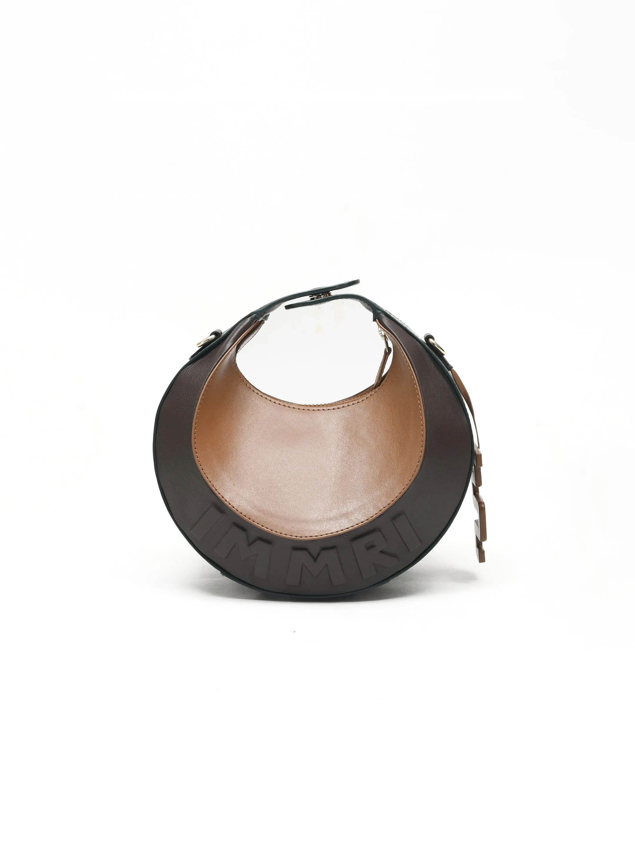 Halo Bag- Tan, Brown & Bottle Green