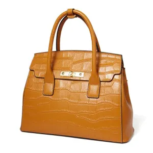Handbags for Women 2019 Crocodile Pattern Ladies Hand Bags Genuine Leather Shoulder Bags Fashion Luxury Tote Bag