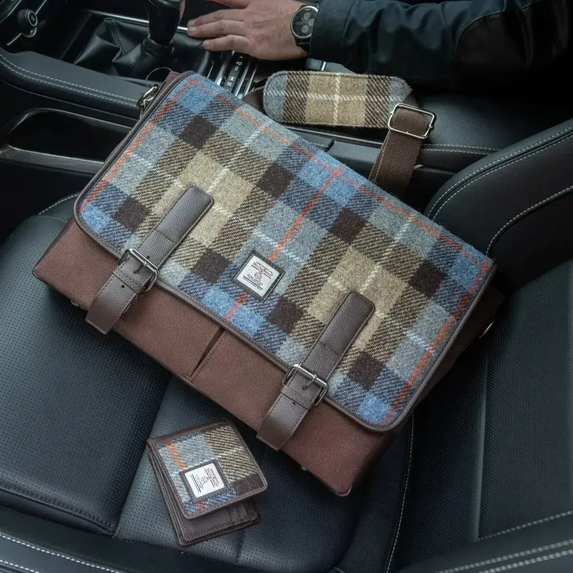 Harris Tweed Messenger Bag