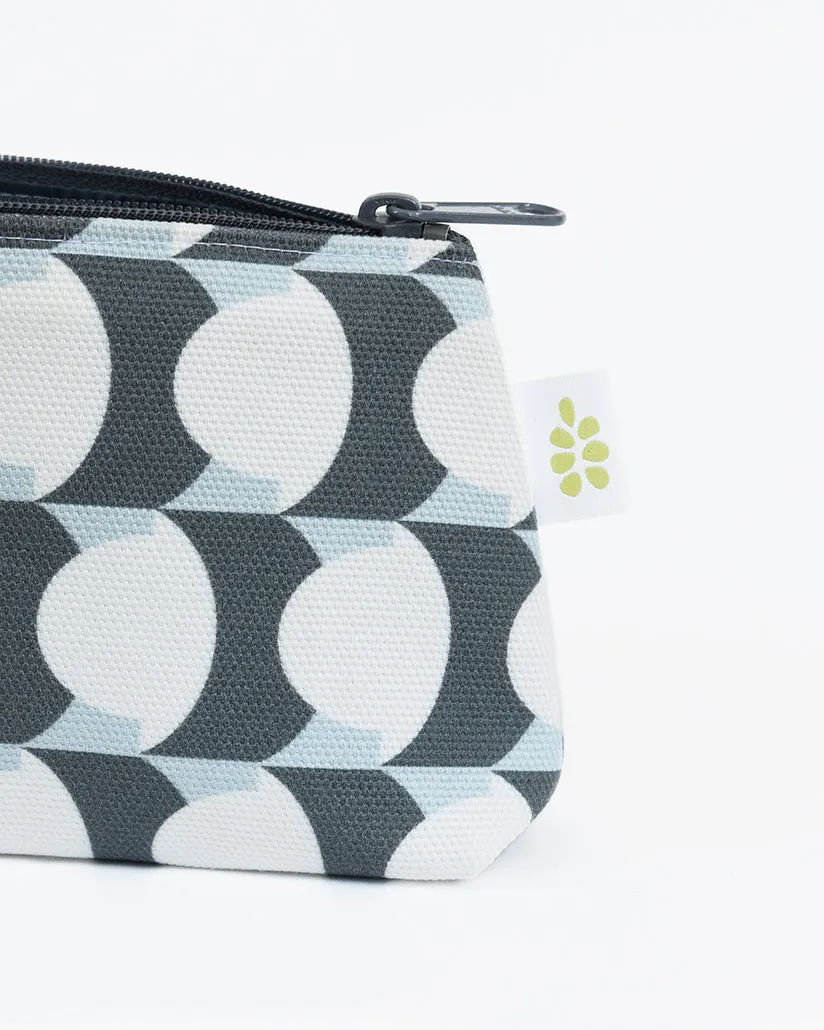 Hercule Zipper Mini Pouch – Powder Blue (8" x 4.5" x 2")