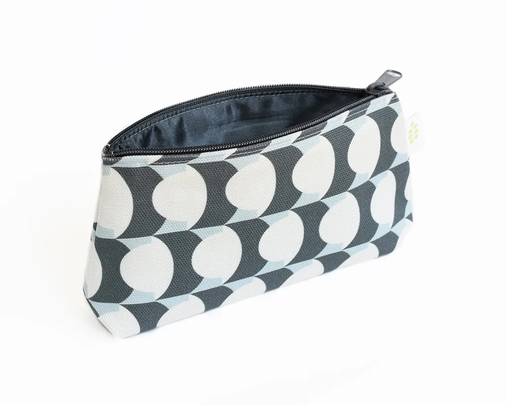 Hercule Zipper Mini Pouch – Powder Blue (8" x 4.5" x 2")