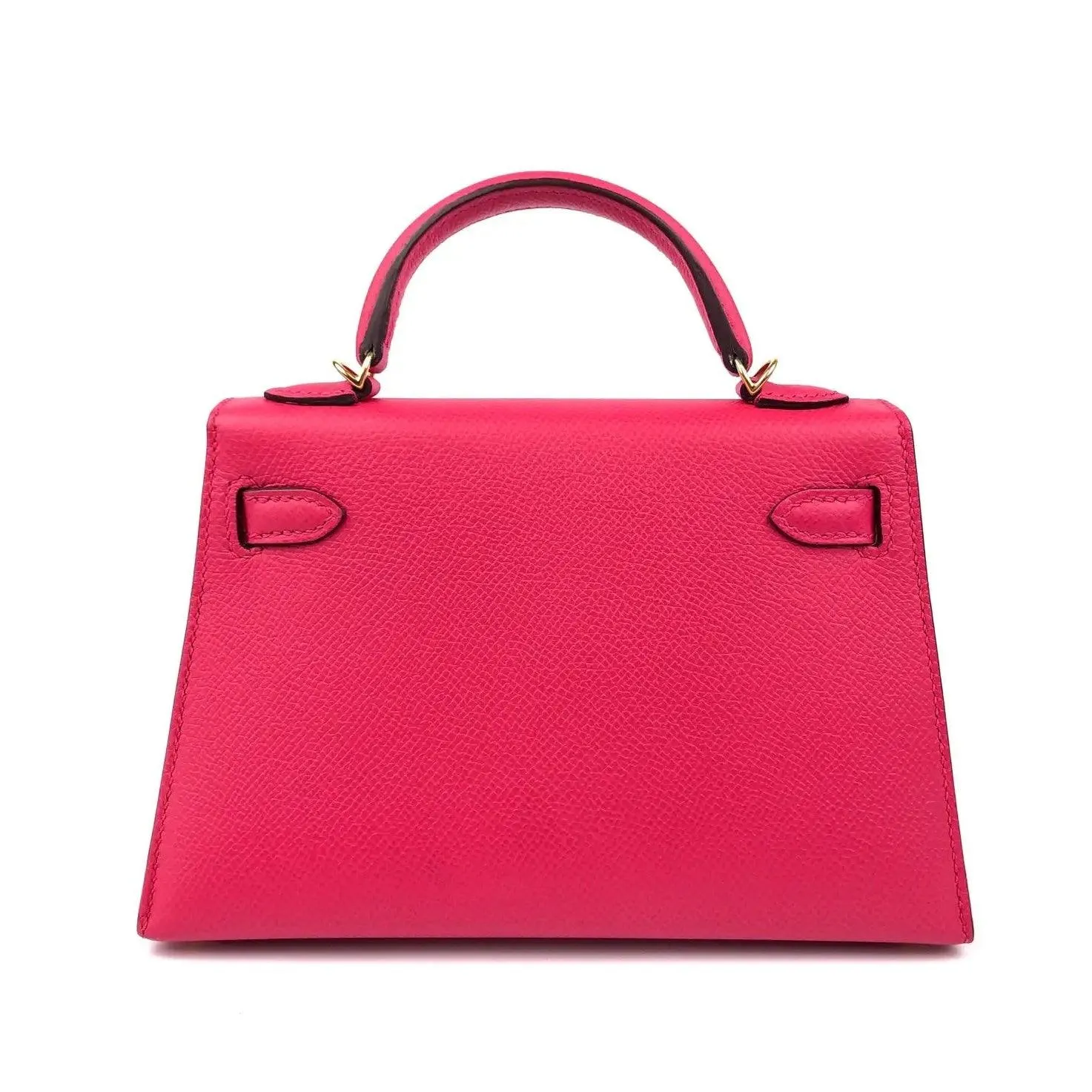 HERMES Kelly Mini 20 Rose Pink Epsom Bag